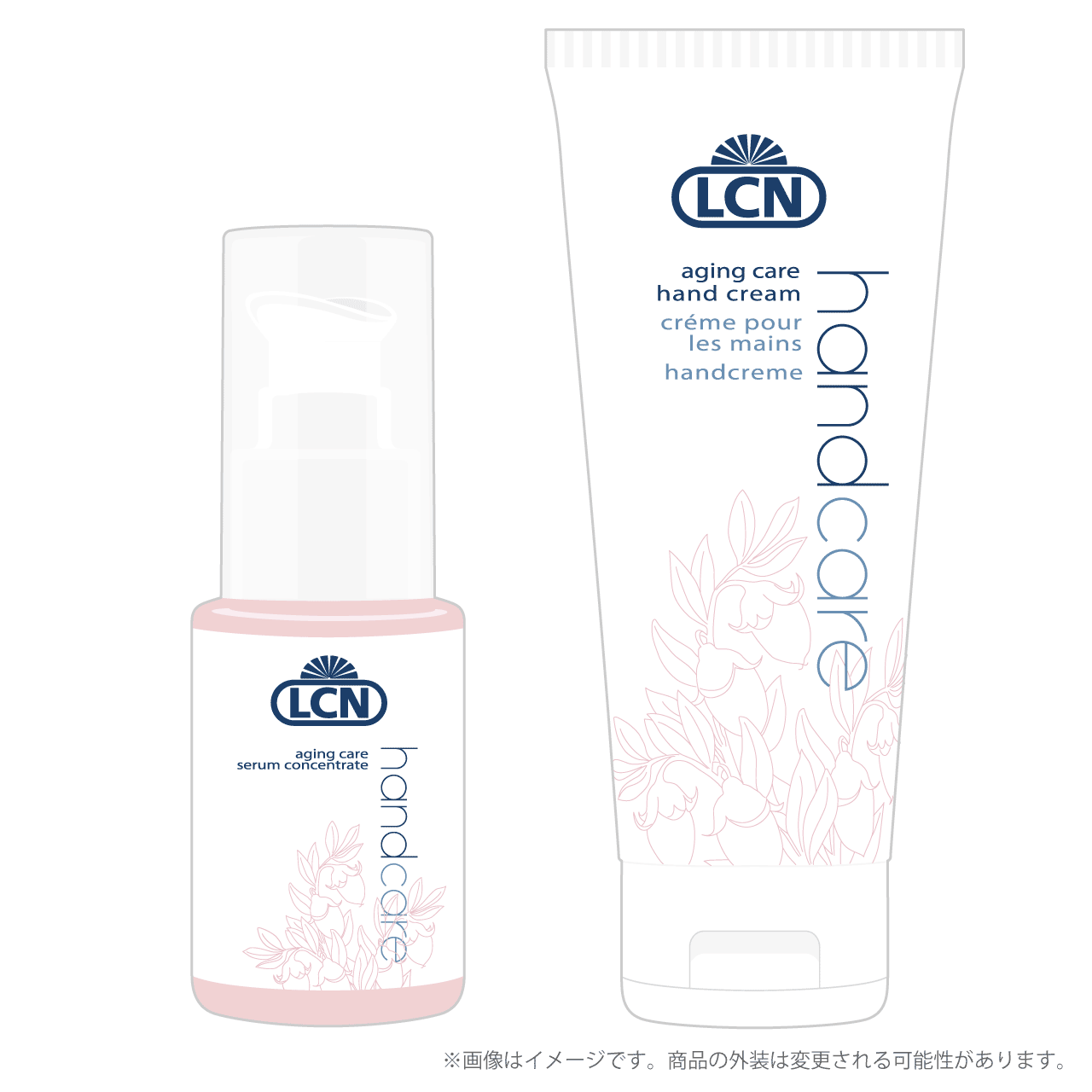 LCN　エイジングケアセラム、エイジングケアハンドクリーム