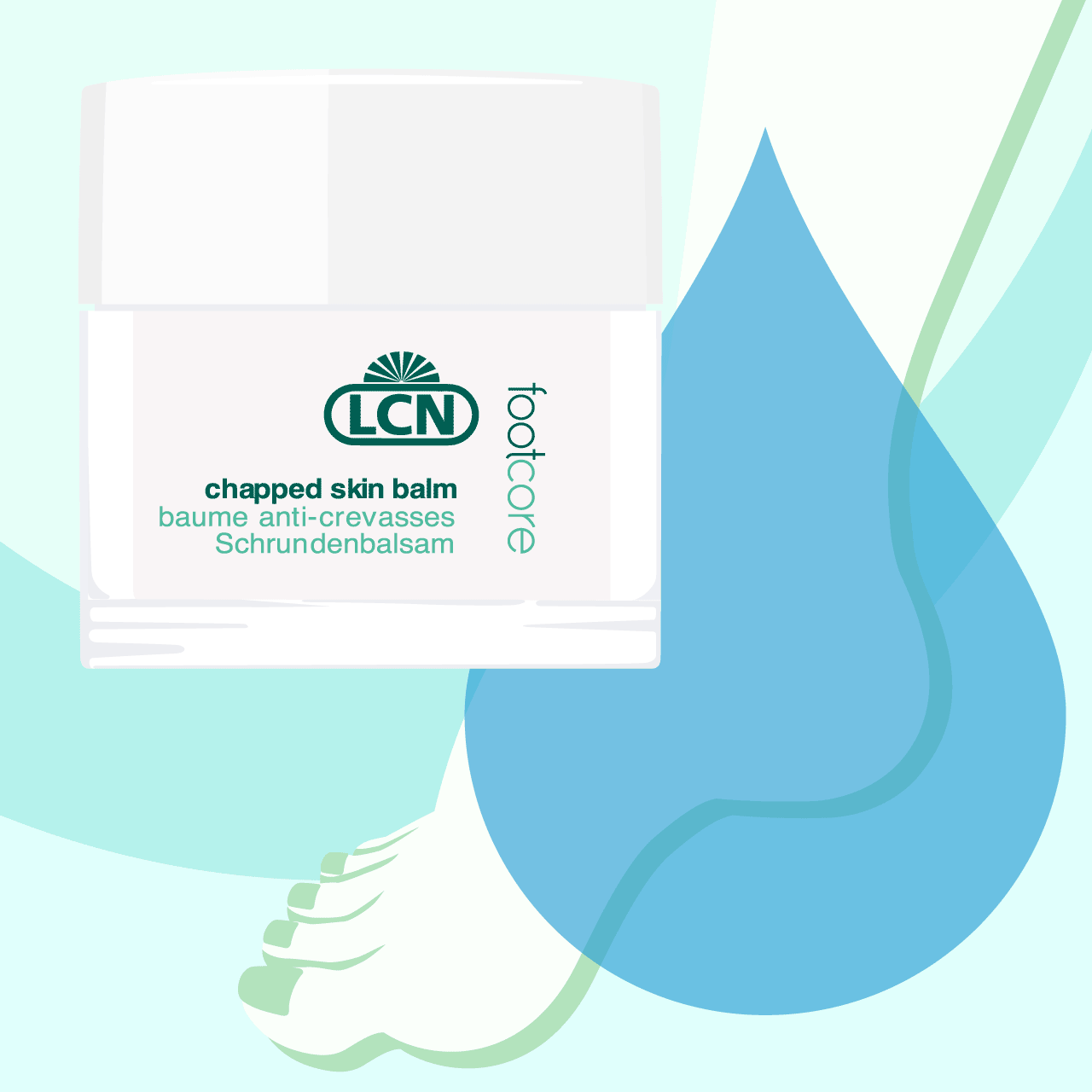 高保湿パックで足裏をしっとり♪