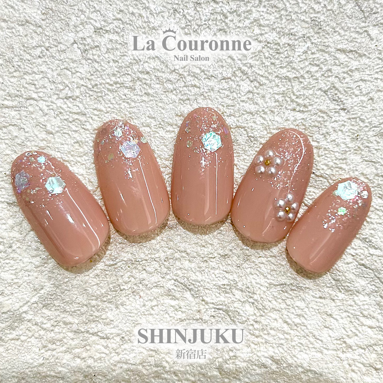新宿店のジェルネイル キャンペーンアート