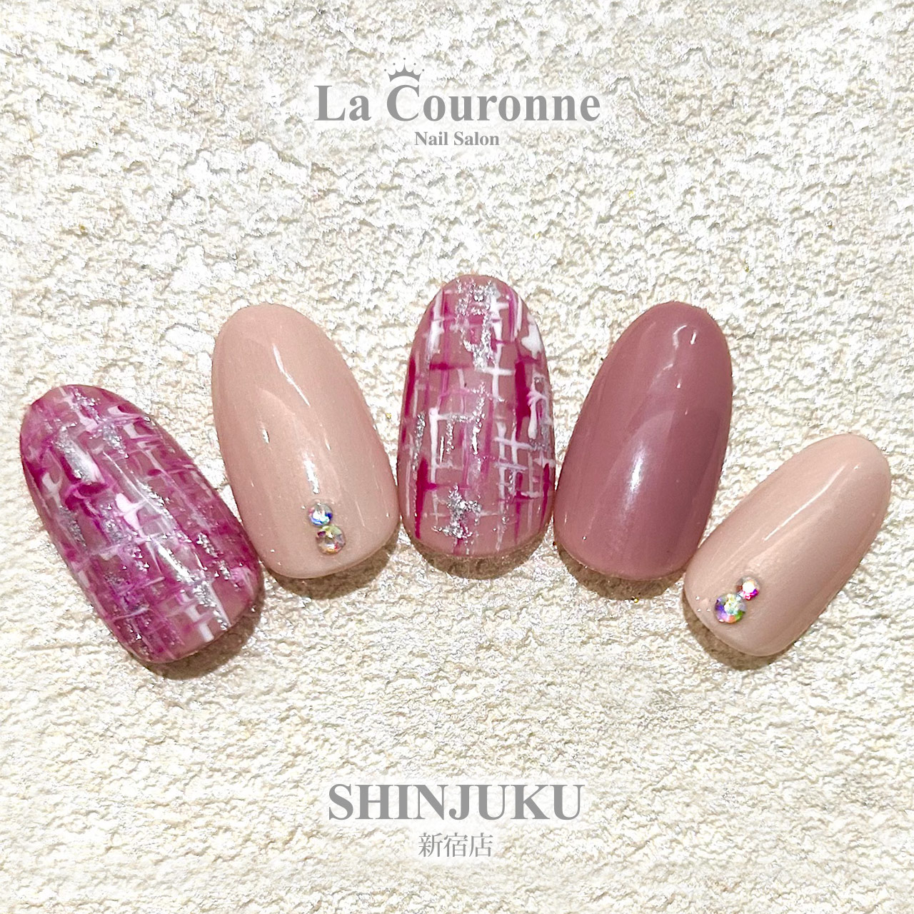 新宿店のジェルネイル キャンペーンアート
