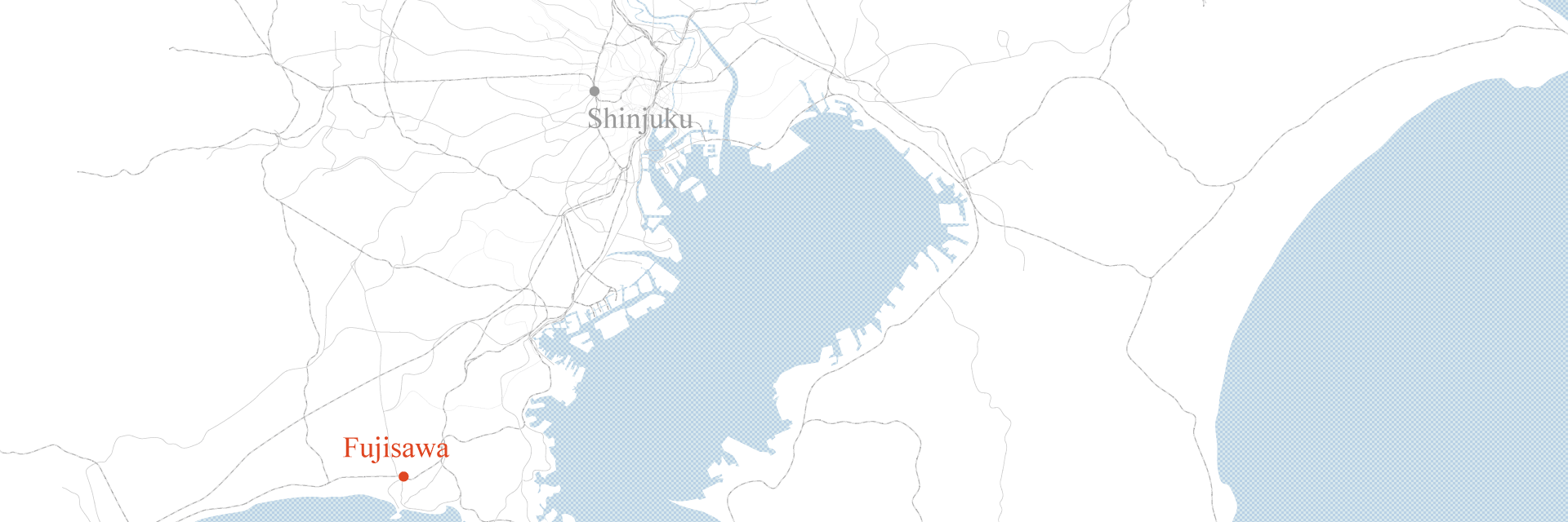 ラ・クローヌ 地図 小田急藤沢